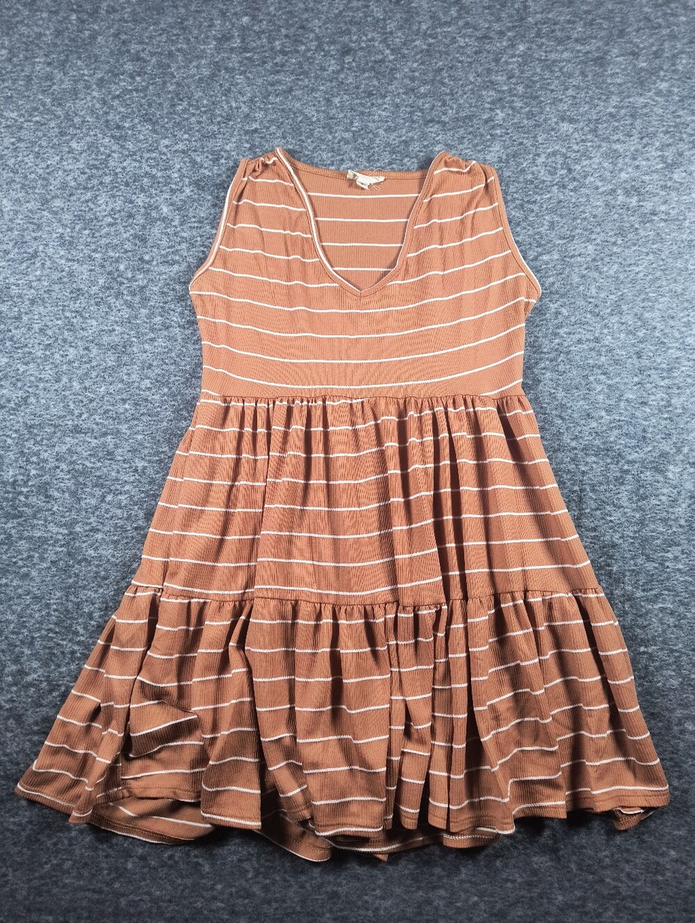 🔥 Bundle 2 For $7🔥See You Monday orange striped mini dress, women's small
